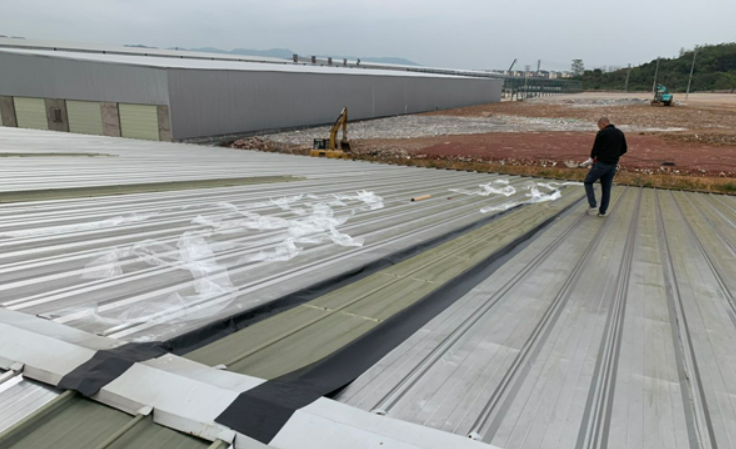 海州厂房屋面防水维修案例